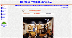 Desktop Screenshot of bernauer-volksbuehne.de
