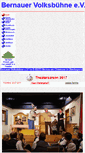 Mobile Screenshot of bernauer-volksbuehne.de